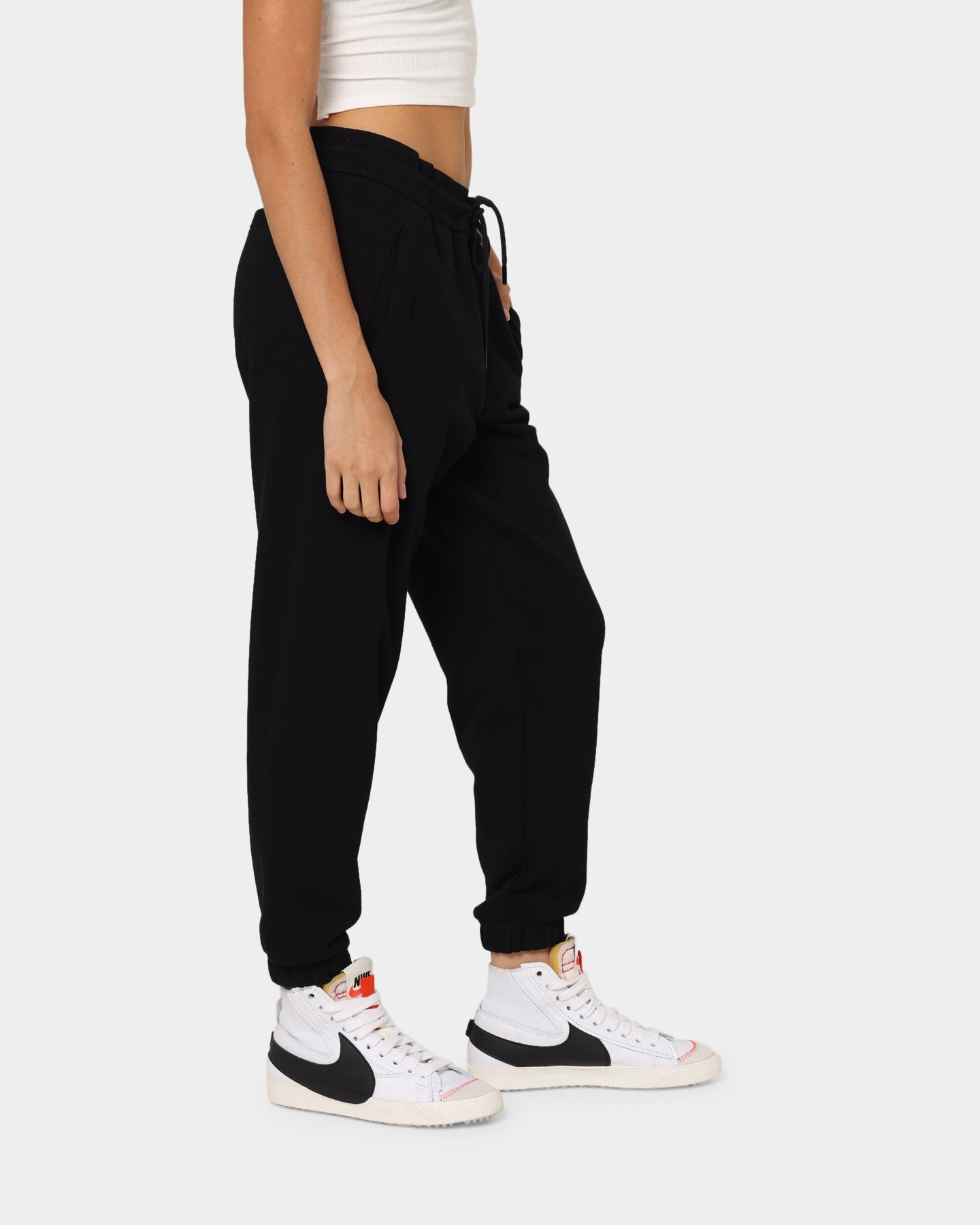 Calvin Klein Two Tone Monogram HWK Pants Ck Black