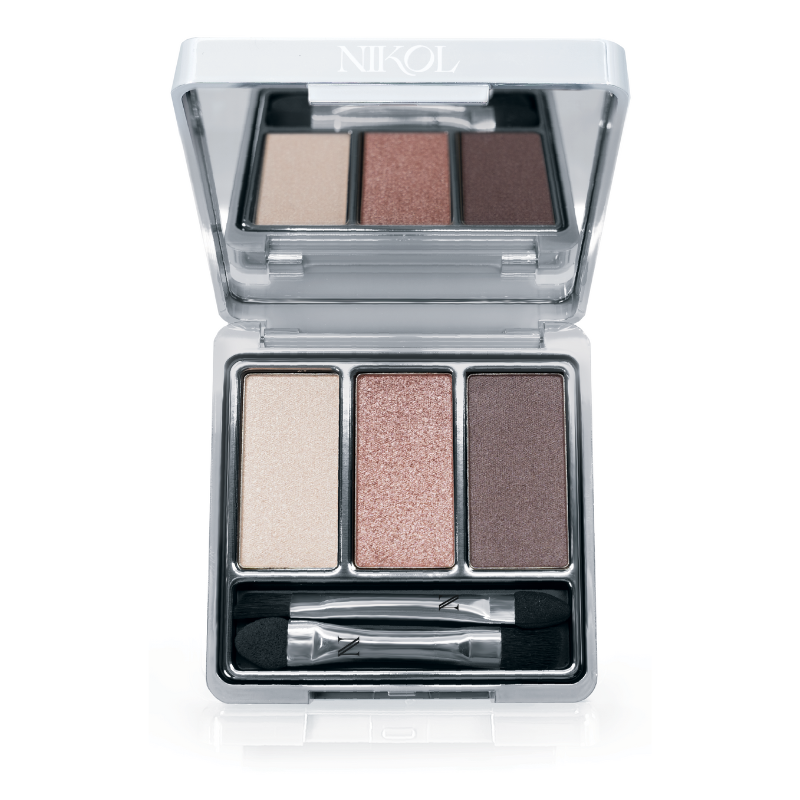 "Fresh Beauty" 3-Well Eyeshadow Palette