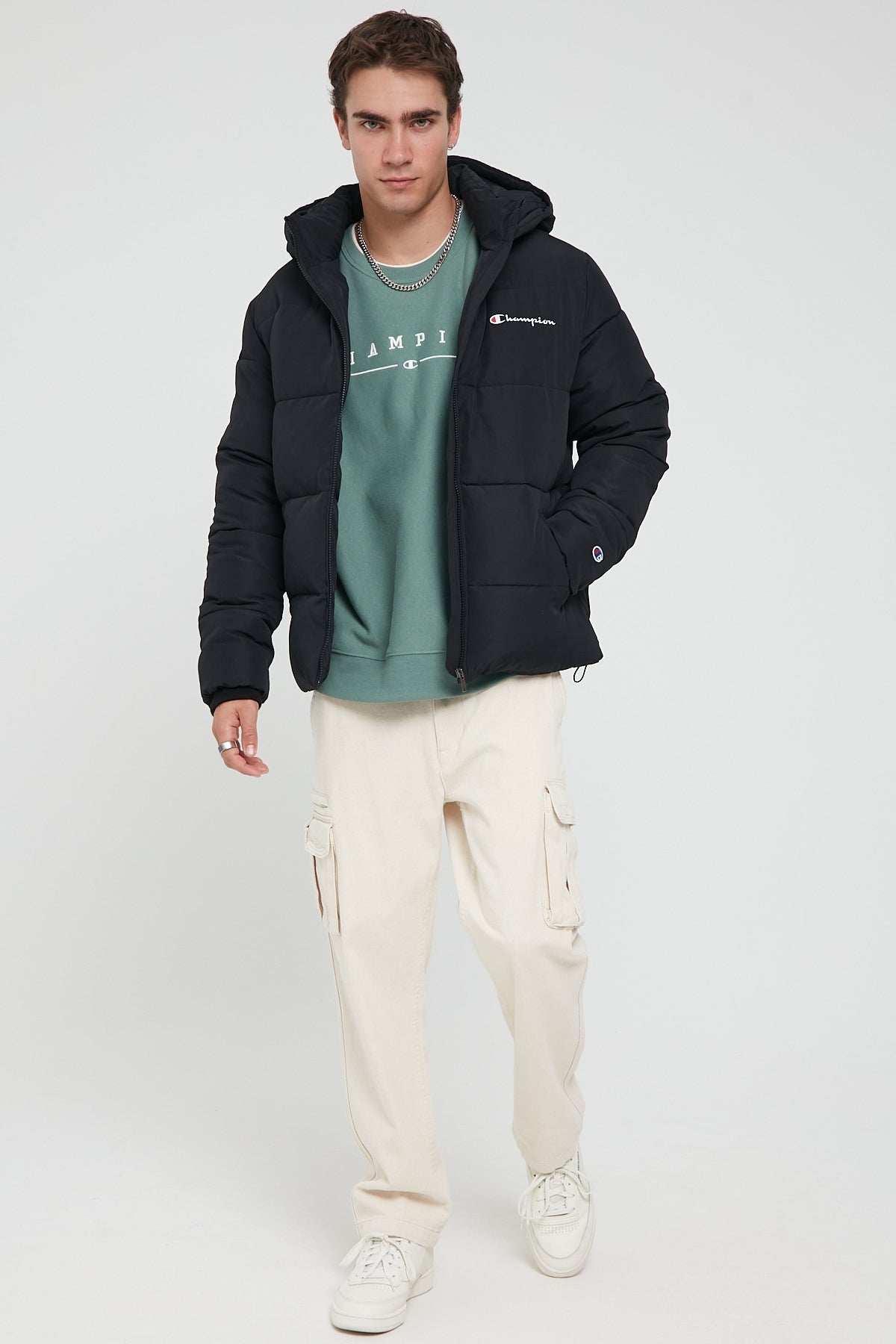 Champion Rochester Puffer Jacket Black