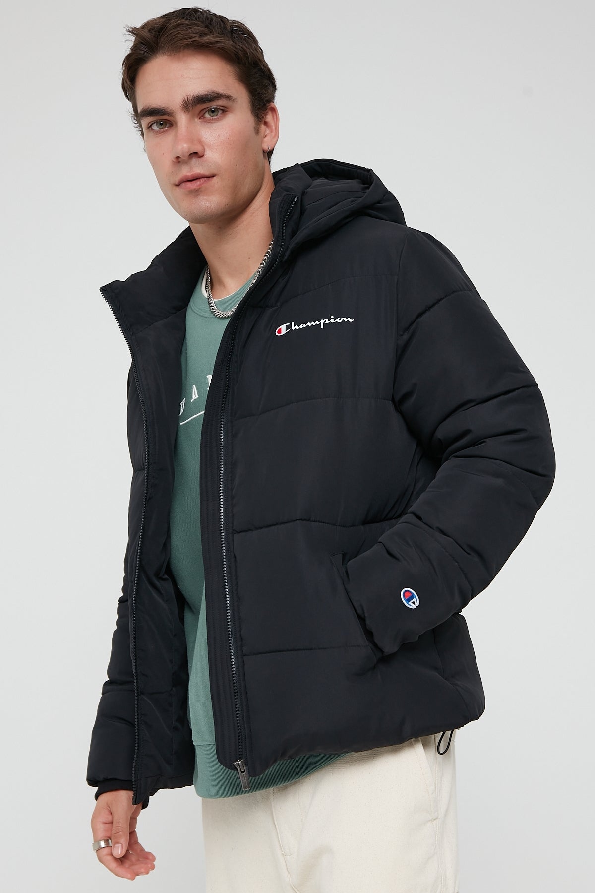 Champion Rochester Puffer Jacket Black