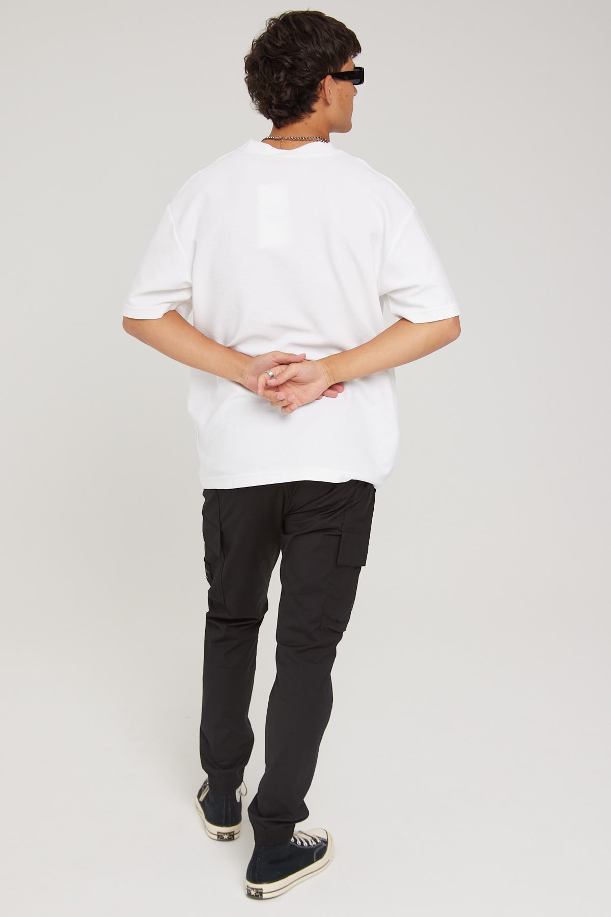 Calvin Klein Skinny Washed Cargo Pant CK Black