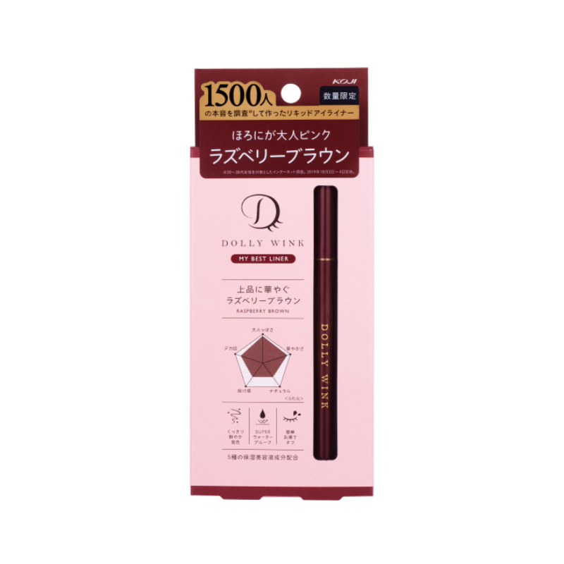 Dolly Wink My Best Liner Raspberry Brown