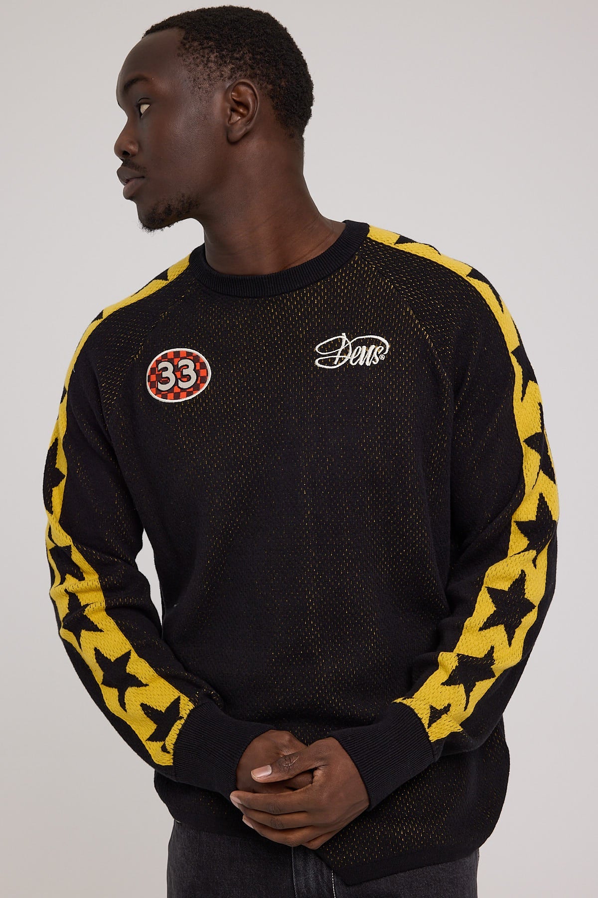 Deus Ex Machina Super Nova Moto Knit Black