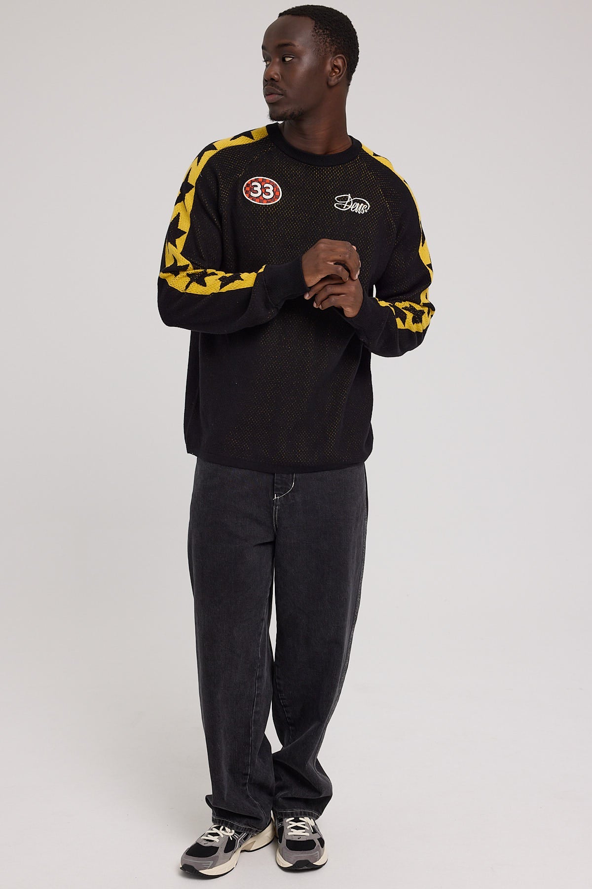 Deus Ex Machina Super Nova Moto Knit Black