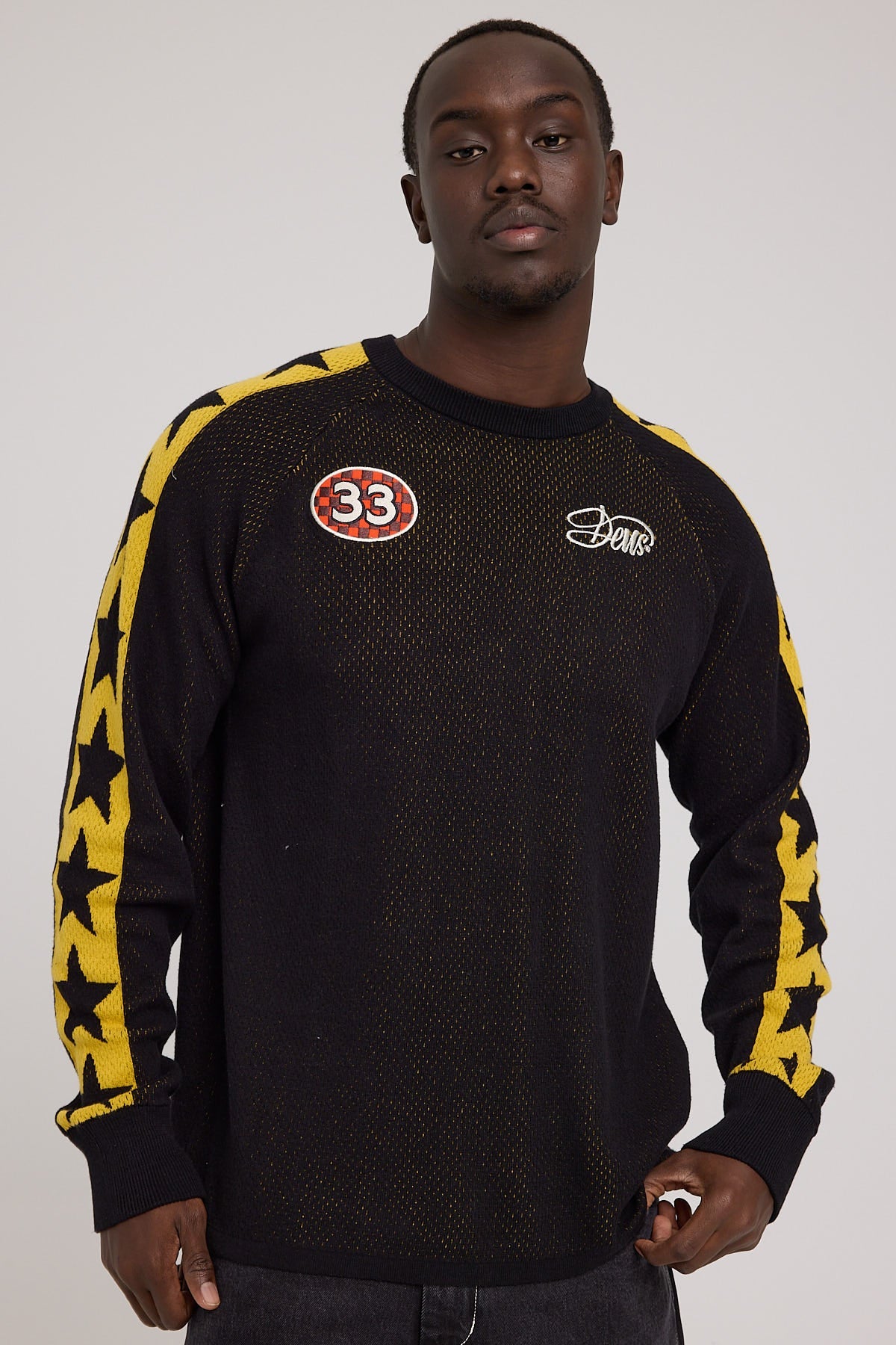 Deus Ex Machina Super Nova Moto Knit Black