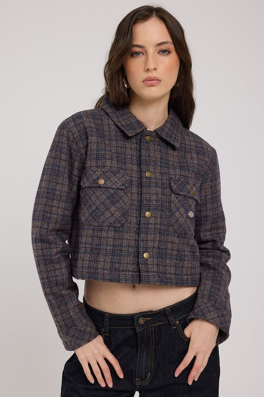 Dickies Rancher Jacket Navy Plaid