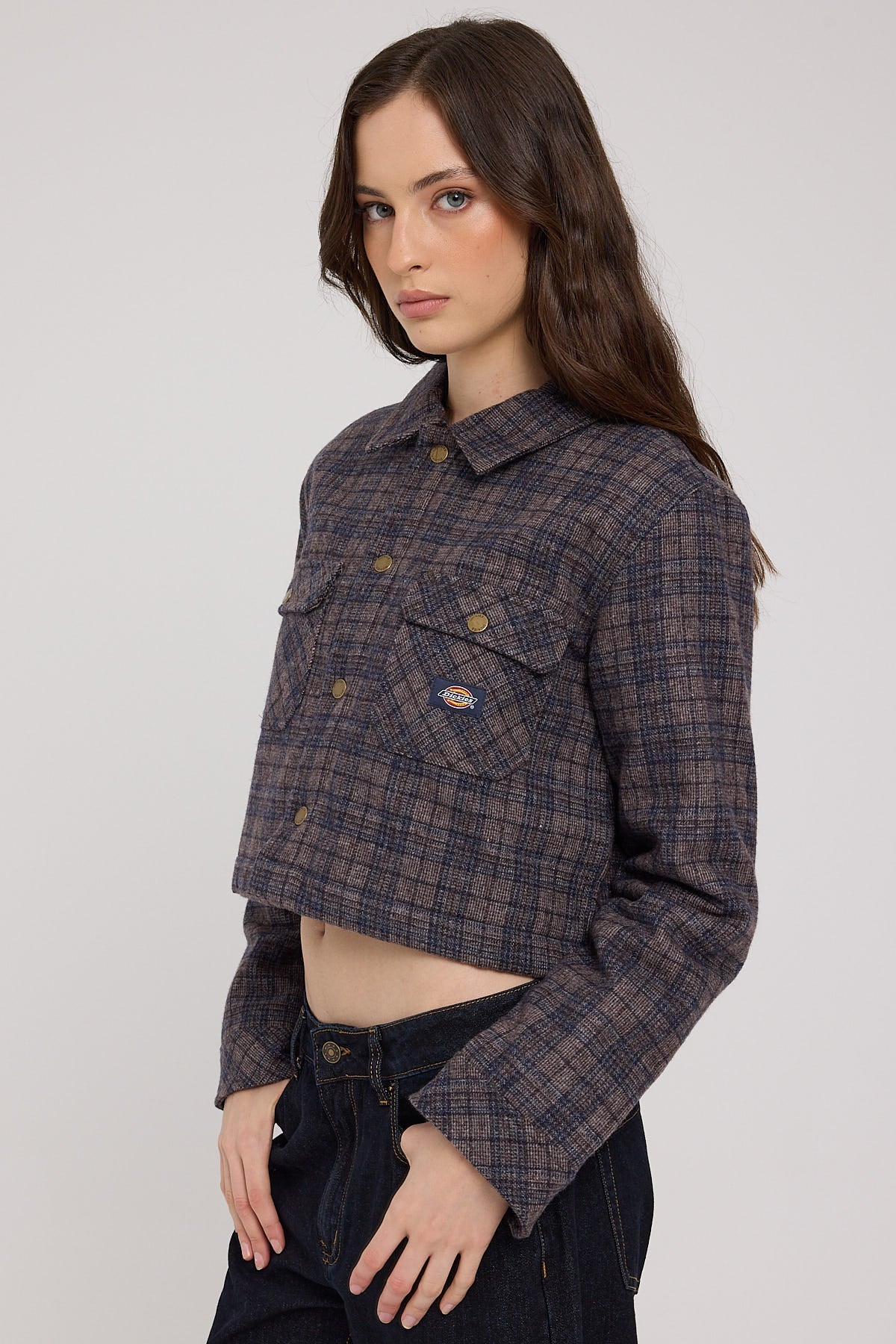 Dickies Rancher Jacket Navy Plaid