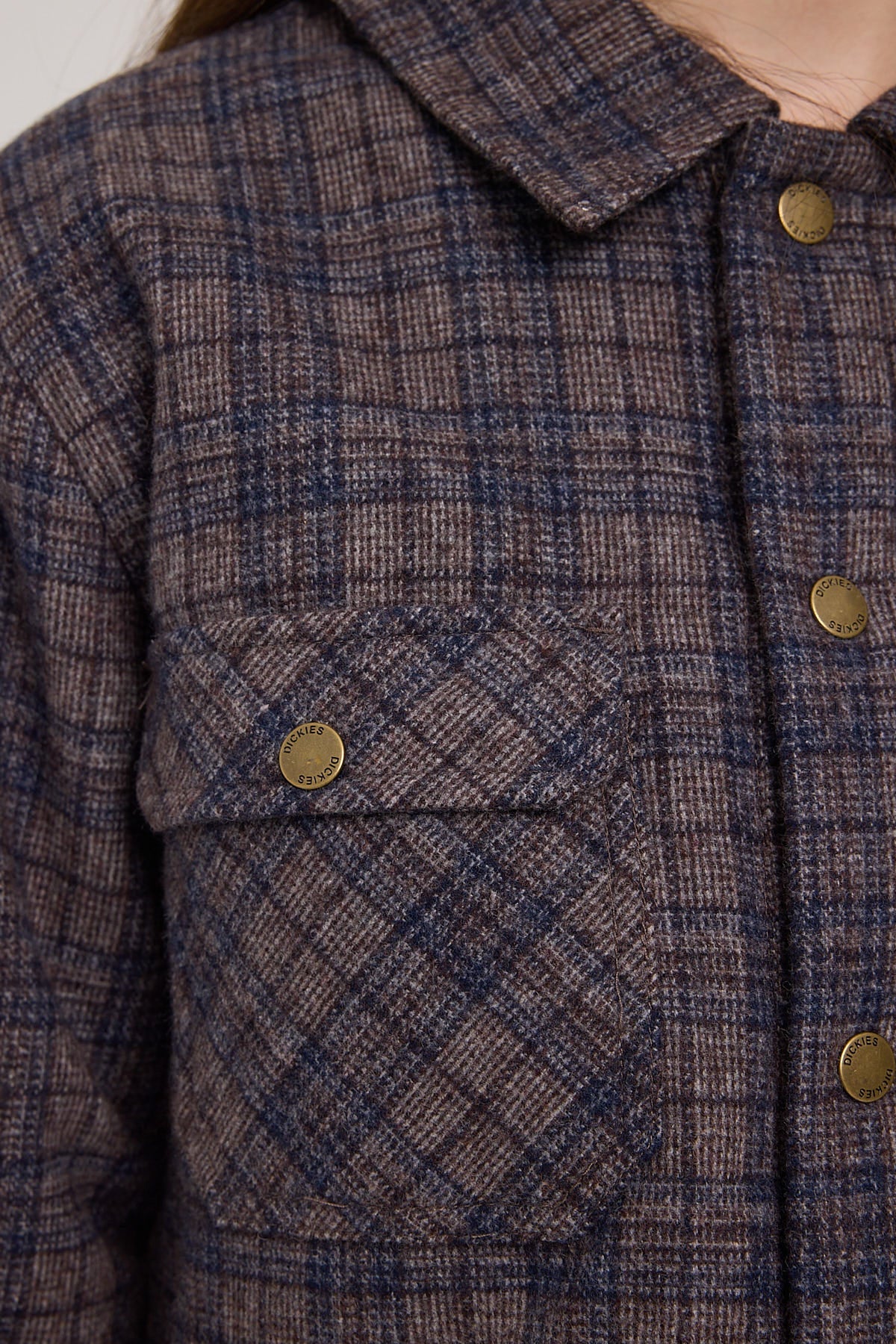 Dickies Rancher Jacket Navy Plaid