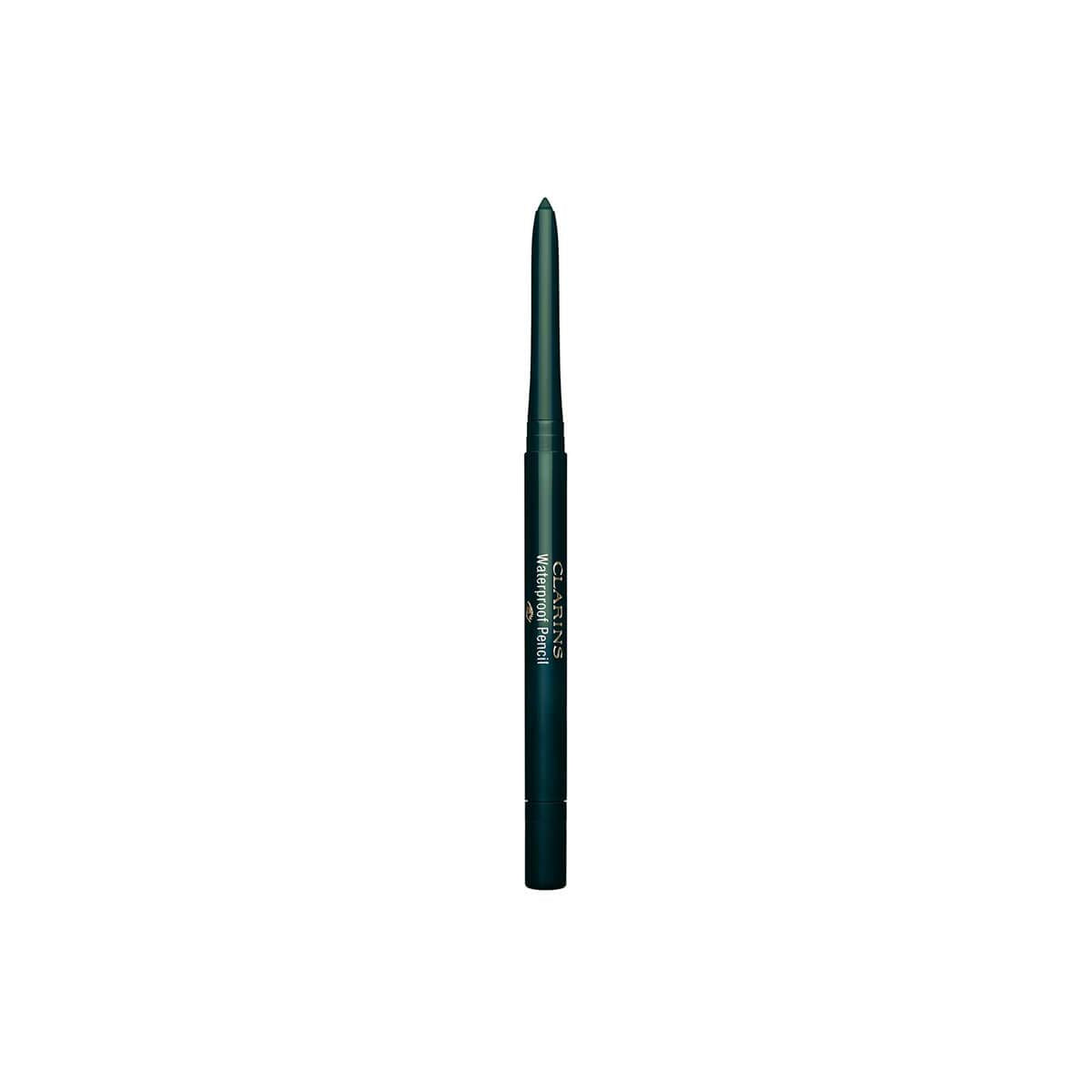 Clarins Waterproof Eye Pencil | Award-Winning | Highly Pigmented and Long-Wearing | Includes Retractable Tip, Built-In Sharpener and Smudger For Smoky Eye Looks | 0.01 Ounces
