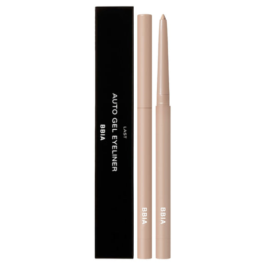 BBIA Last Auto Gel Eyeliner 15 Color – Multi-Use Longwear & Waterproof Eyeliner, Easy Drawing with Smooth Texture, Smudge-Resistant, Shadow & Glitter Eye Liner, Korea Eye Makeup (13 PEANUT BEIGE)