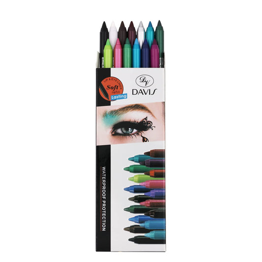 13 Colors Eyeliner Pencil Colorful Eye Shadow Pencil Eyebrow Pen Glitter Matte for Women Eye&Lip Liner Professional Eye Makeup