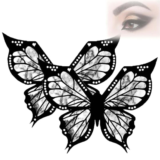 Butterfly Eyeliner Stencil, Butterfly Makeup Stencil, Butterfly Eyeliner Stamp, Butterfly Eyeliner Stencil Tool, Butterfly Makeup Stencil for Eye Liner (2set)
