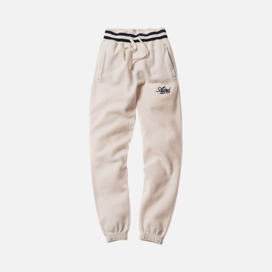 Aimé Leon Dore Reverse Fleece Pant - Natural / Midnight