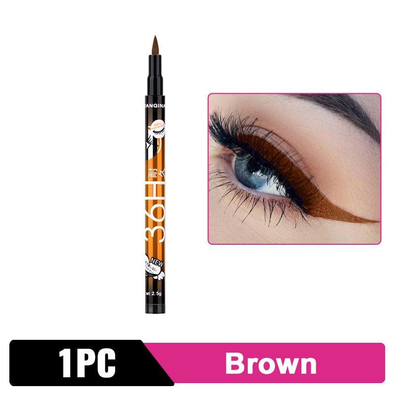 Black Liquid Waterproof Eyeliner Pencil 36H