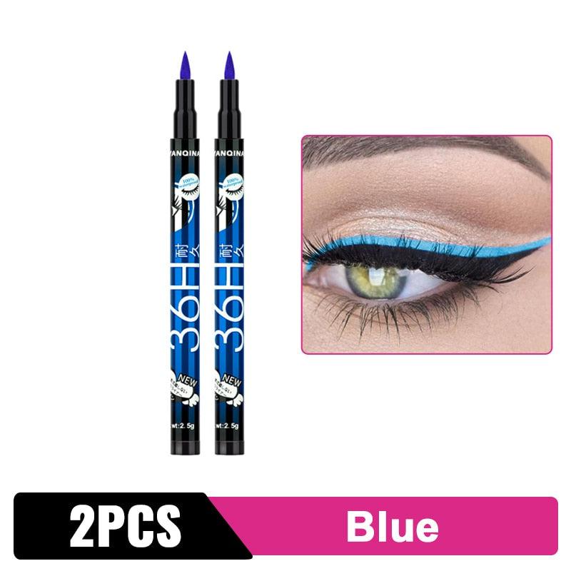 Black Liquid Waterproof Eyeliner Pencil 36H