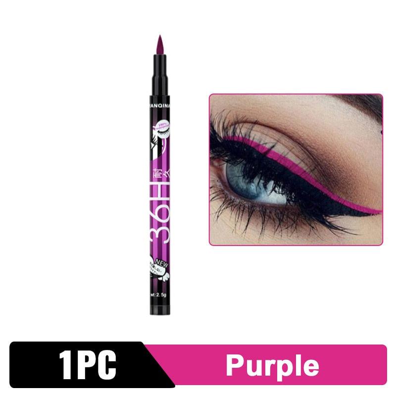Black Liquid Waterproof Eyeliner Pencil 36H