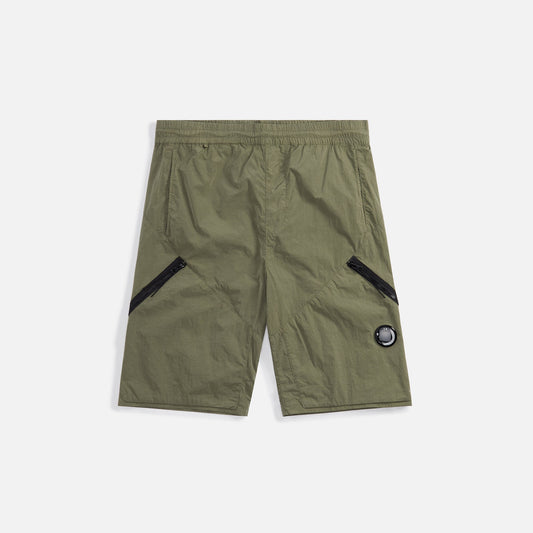CP Company Chrome-R Zipped Shorts - Bronze Green