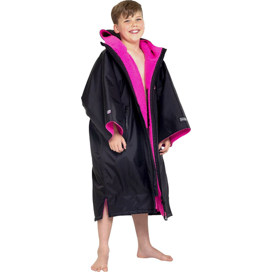 Dryrobe Advance Short Sleeve Junior Changing Robe - Pink
