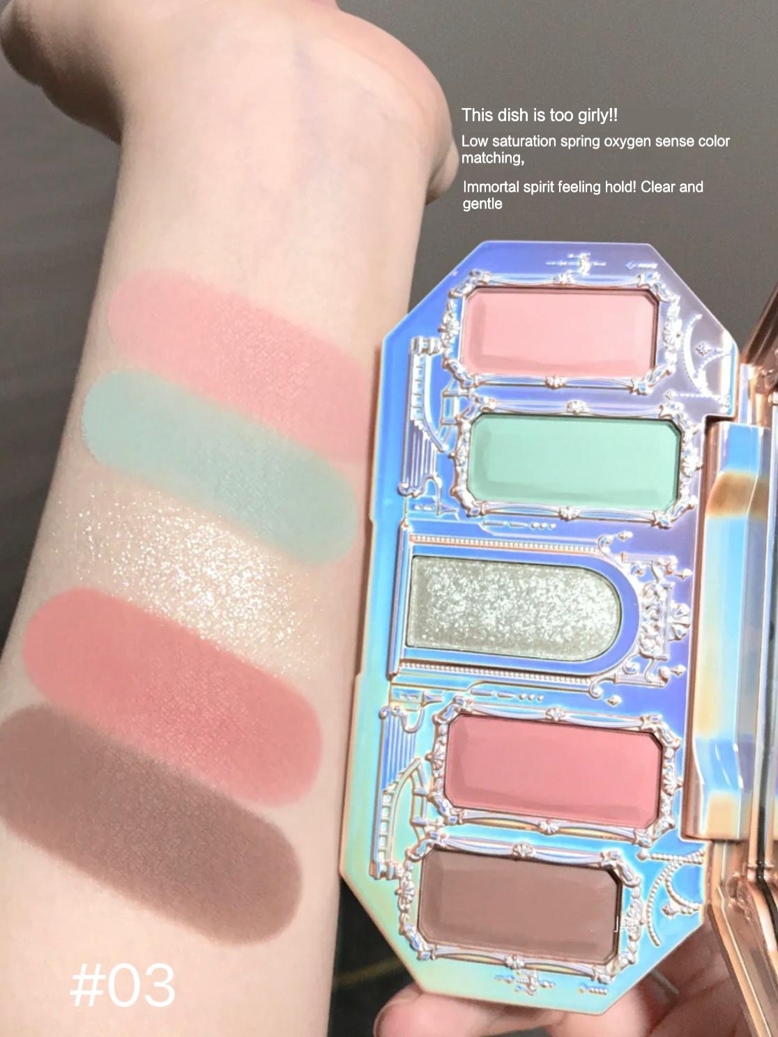 5-Color Shimmer Chameleon Eye Shadow