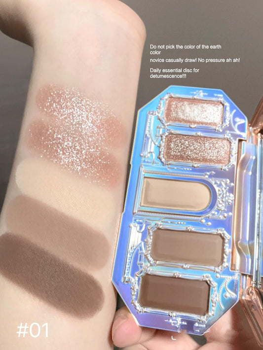 5-Color Shimmer Chameleon Eye Shadow