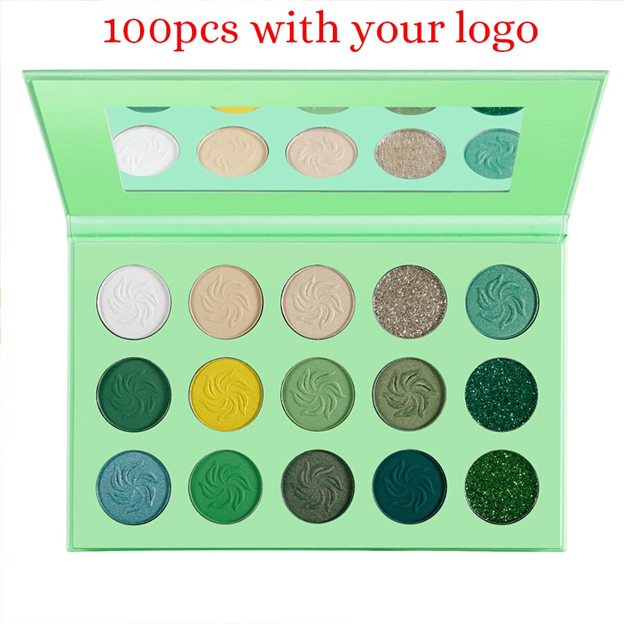 15 Colors Pigment Shimmering Matte Eyeshadow