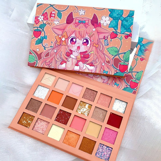 24 Colors Strawberry Girl Eyeshadow Palette