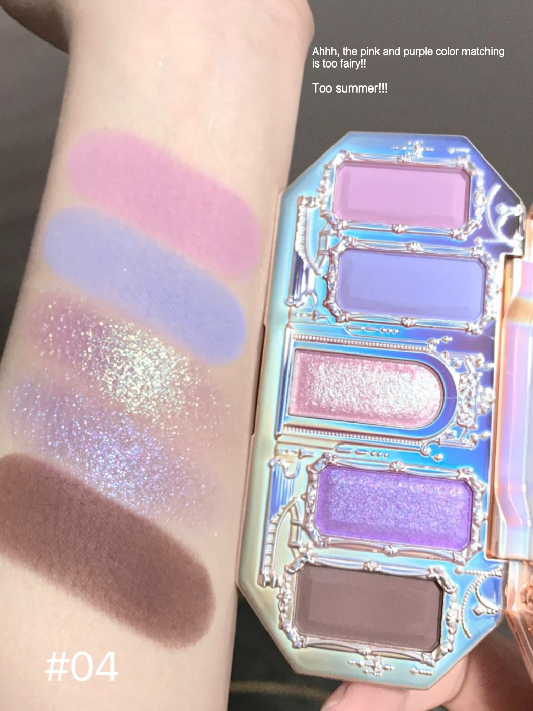 5-Color Shimmer Chameleon Eye Shadow