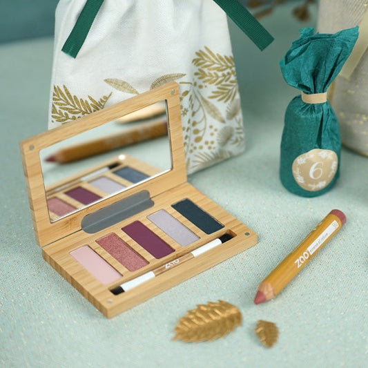 Zao Night & Roses Eyeshadow Bamboo Palette