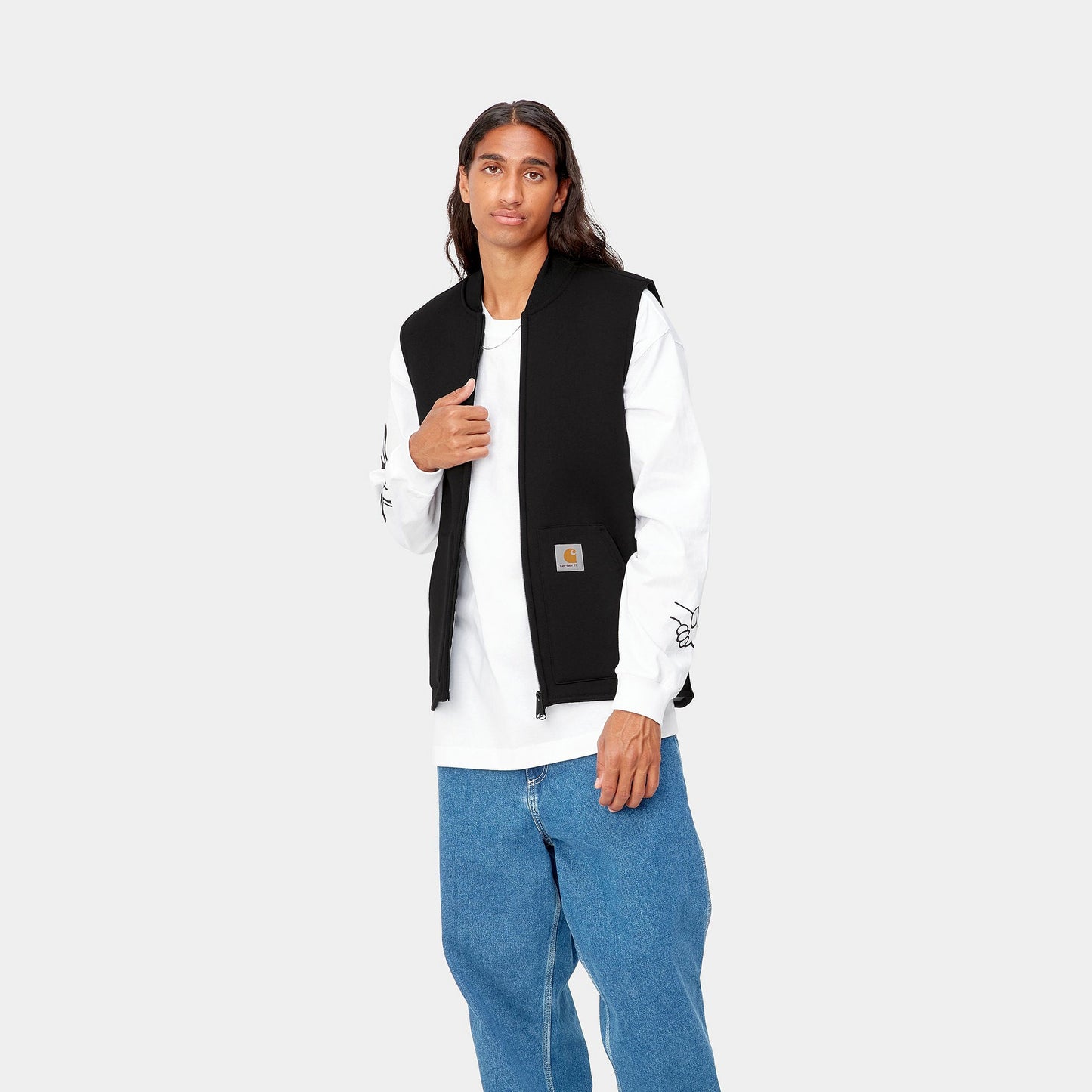 Carhartt WIP Mens Car-lux Vest - Black