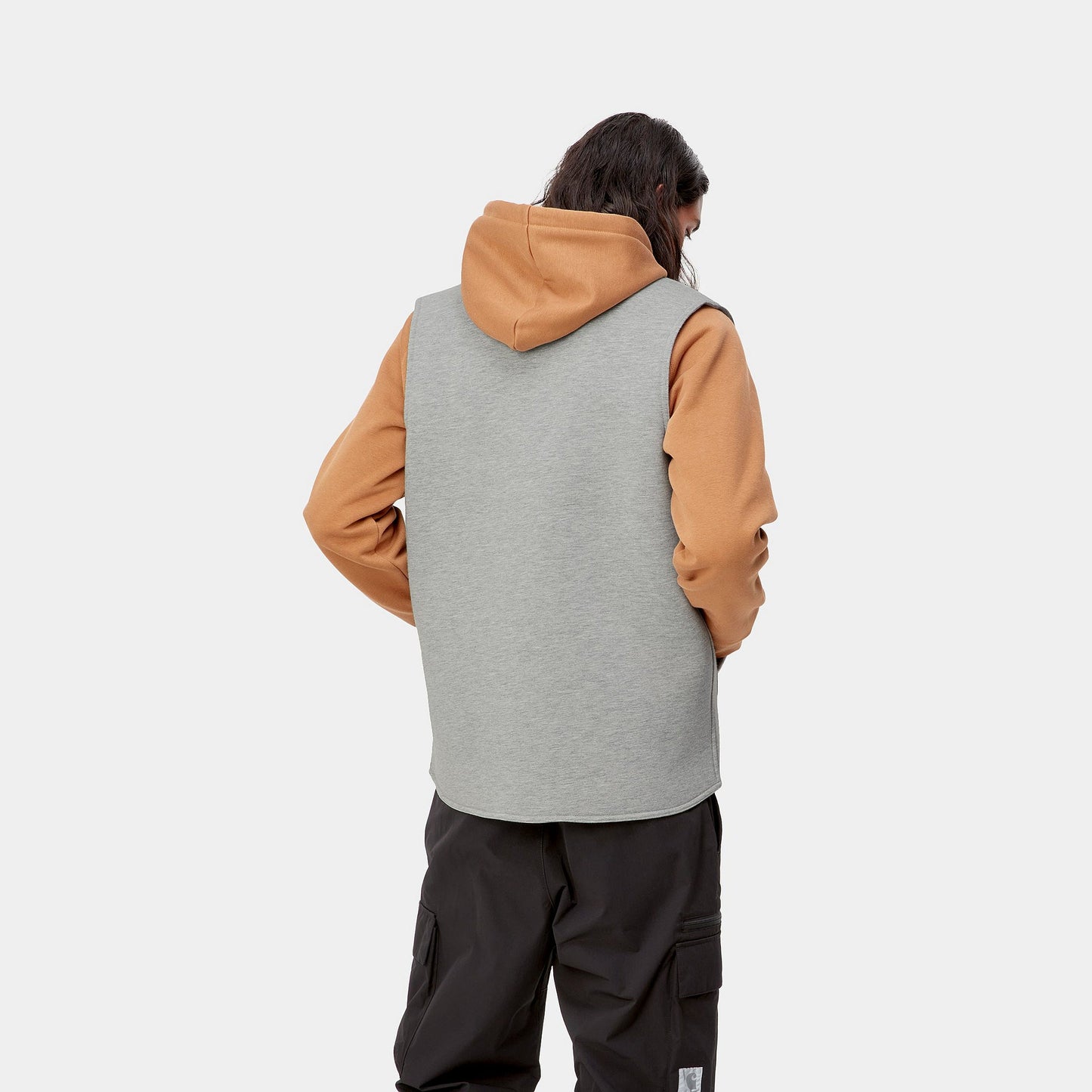 Carhartt WIP Mens Car-lux Vest - Grey Heather