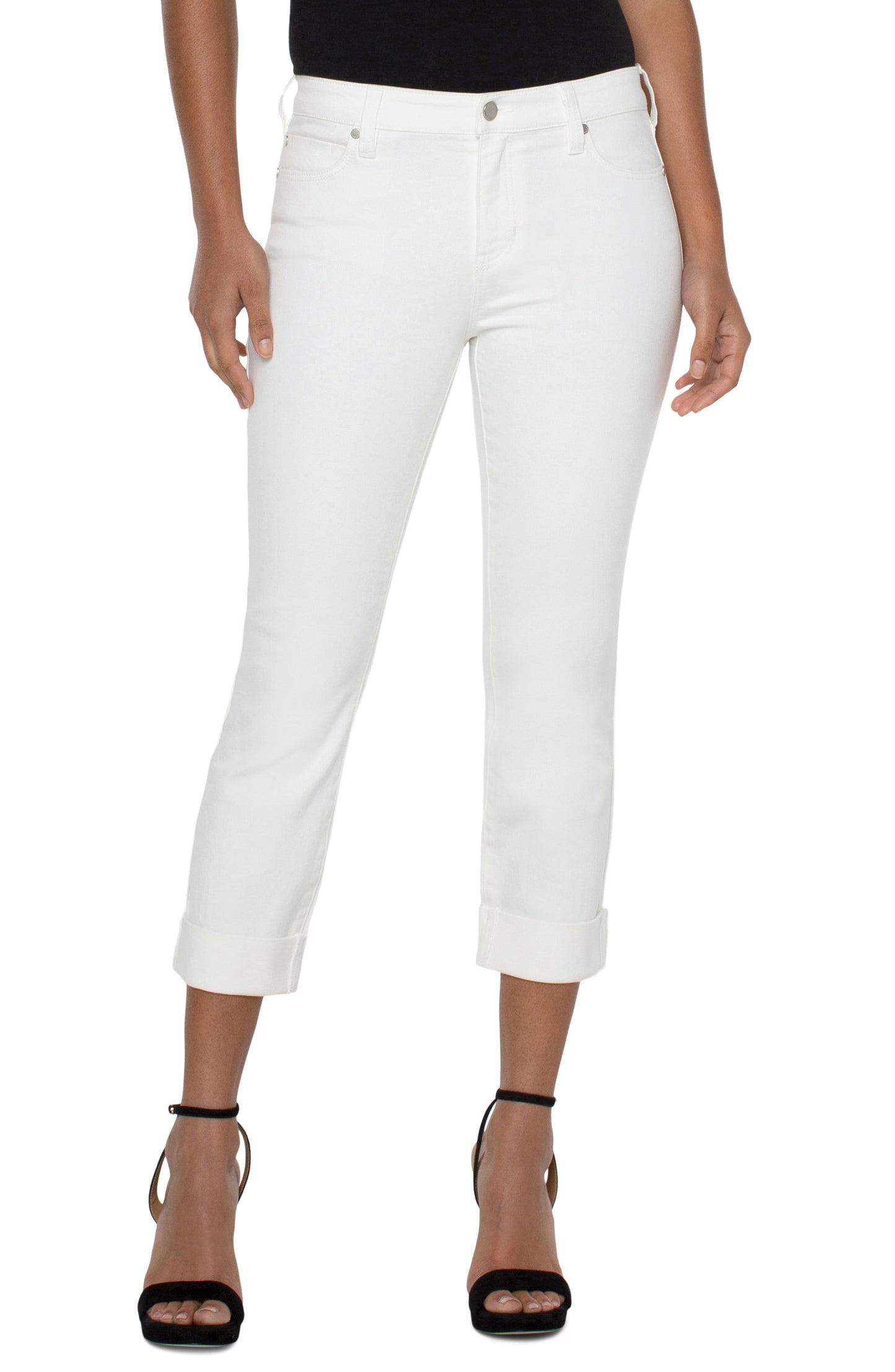 Charlie Rolled Cuff Crop - Madison's Niche
