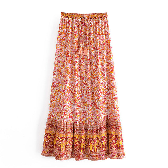 Hippie Women Long Skirt