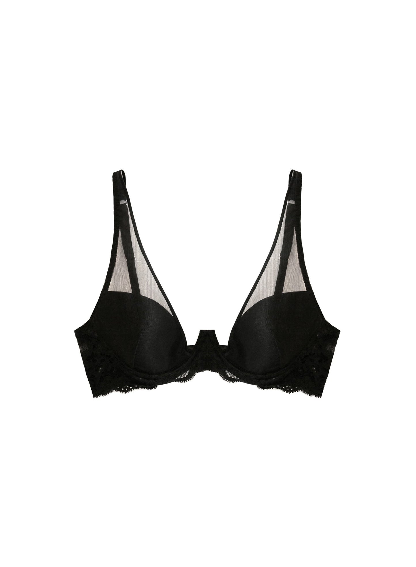 Charlotte Sheer Overlay Demi Bra