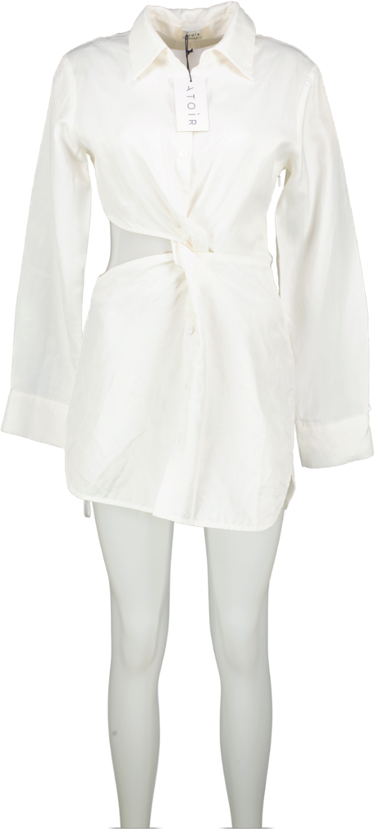 Atoir White The Inclination Shirt Dress UK 8